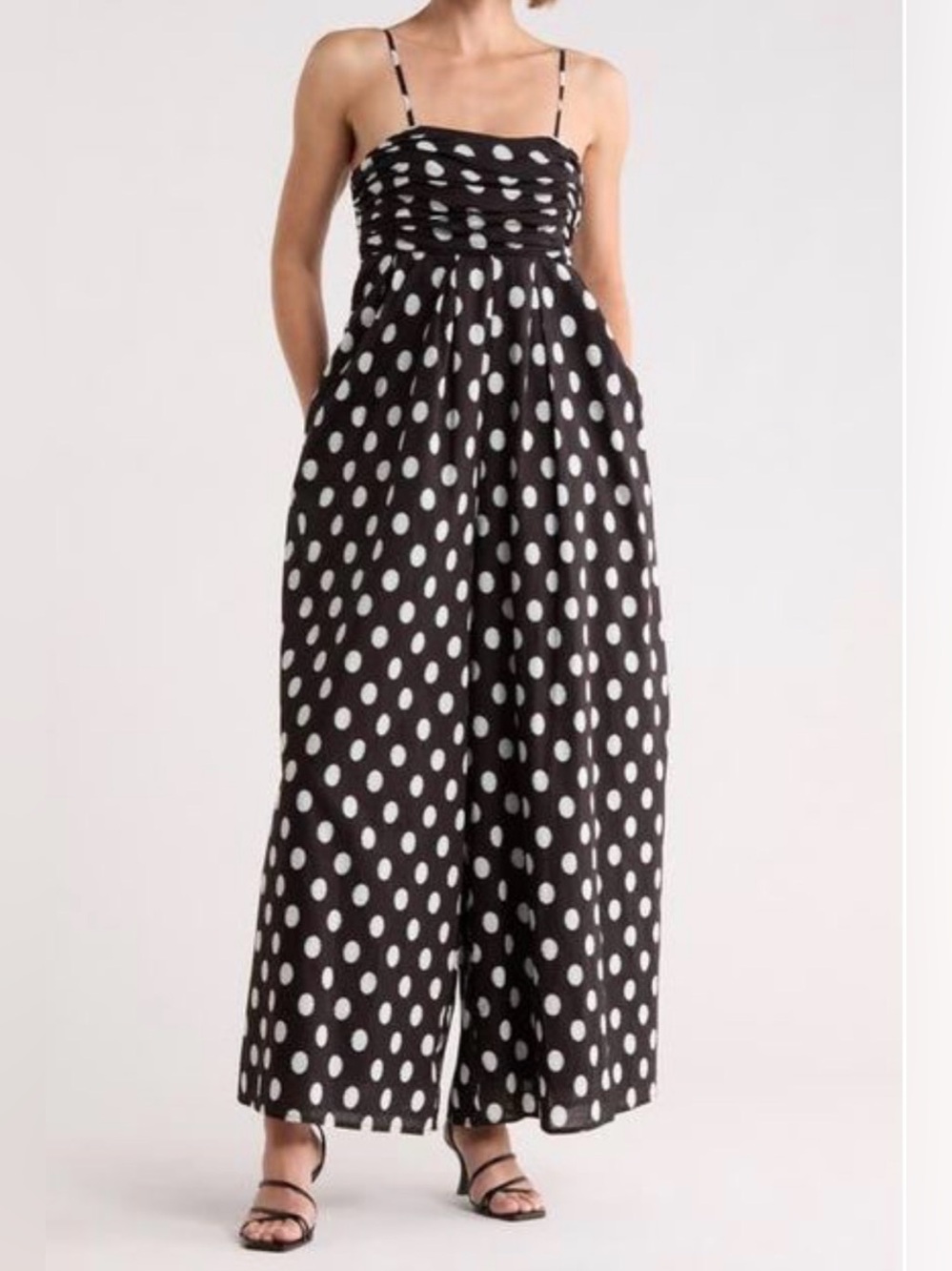 Hutch Ottie Polka Dot Wide Leg Jumpsuit